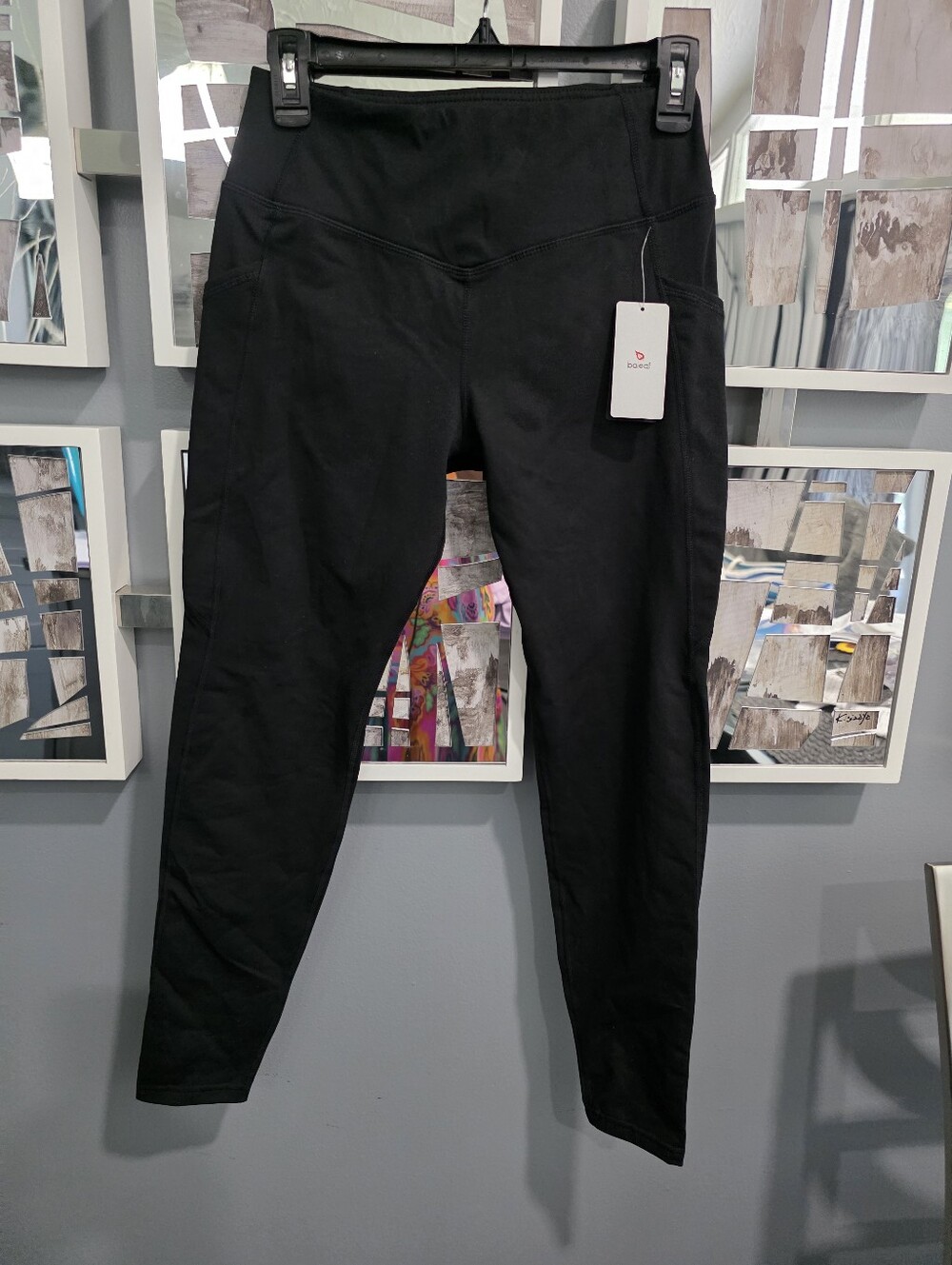 Black High-Waist Athletic Leggings